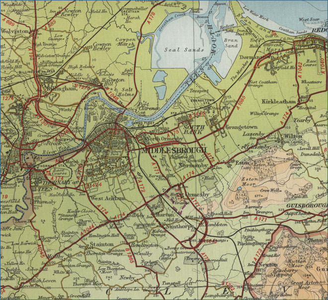 Middlesbrough Map