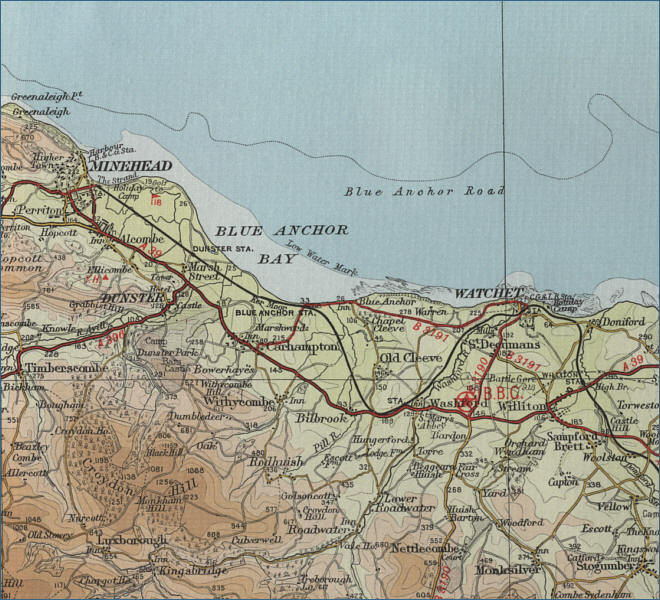 Minehead Map