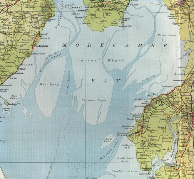 Morecambe Bay Map