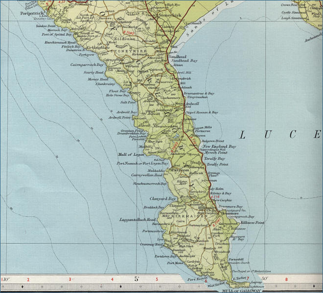 Mull of Galloway Map