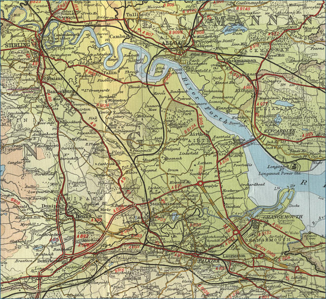 River Forth Map