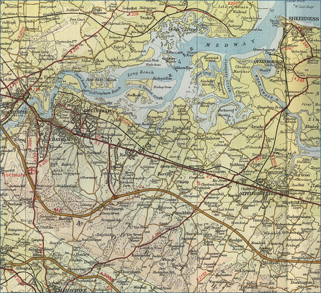 River Medway Map