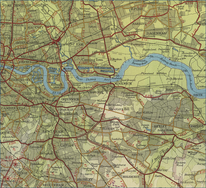 River Thames Map