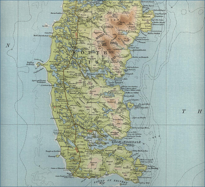 South Uist Map