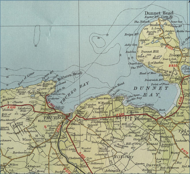 Thurso Map