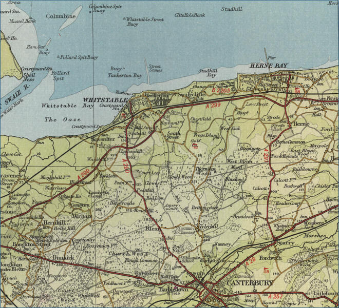 Whitstable Map